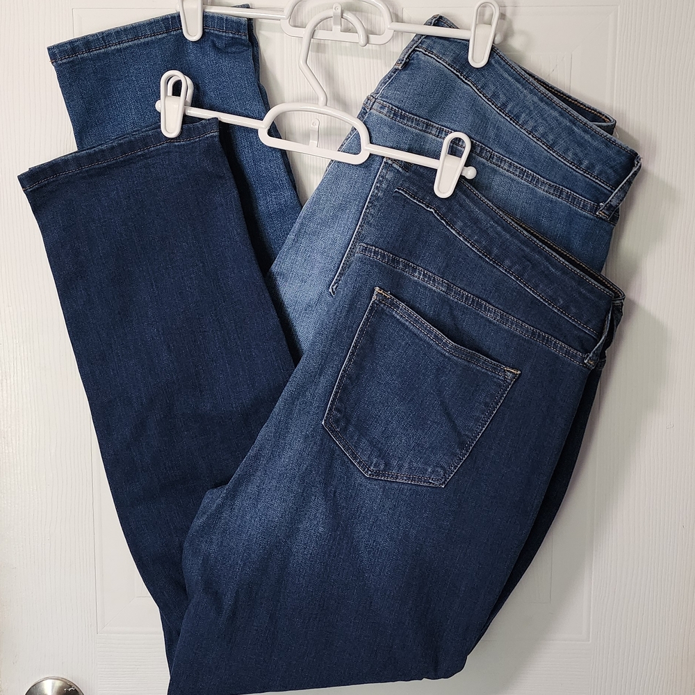 2pc Women's Sonoma Curvy Straight Denim 14S